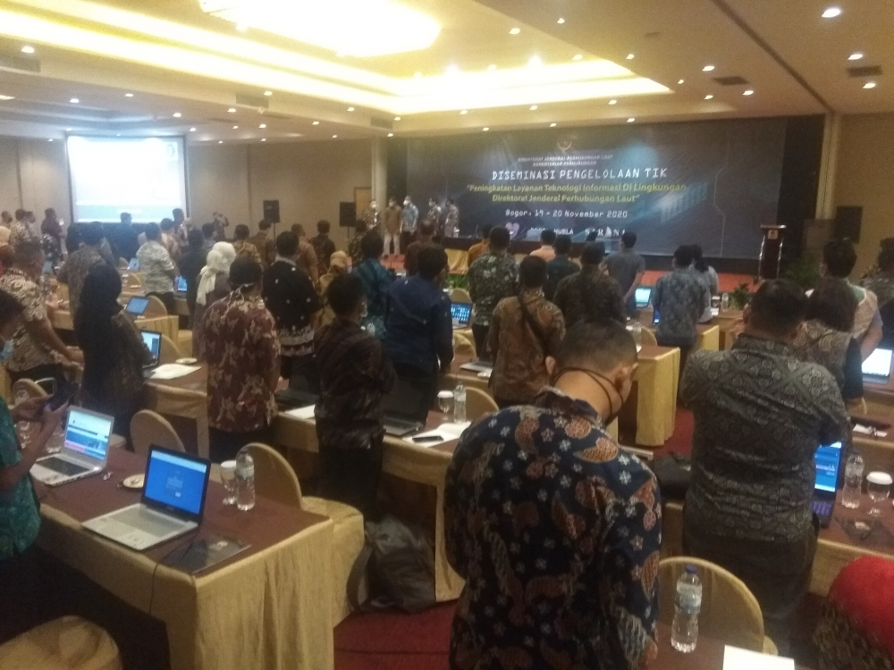 KANTOR UPP KELAS II NAMLEA BERPARTISIPASI PADA KEGIATAN DISEMINASI PENGELOLAAN TIK DITJEN HUBLA
