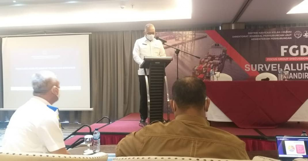 Undangan Rapat Pembahasan Hasil Survey Alur Mandiri Pelabuhan Bengkalis.