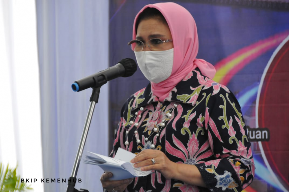 KEMENHUB BERI PELATIHAN WIRAUSAHA BAGI PEREMPUAN DI SEKITAR PELABUHAN PATIMBAN