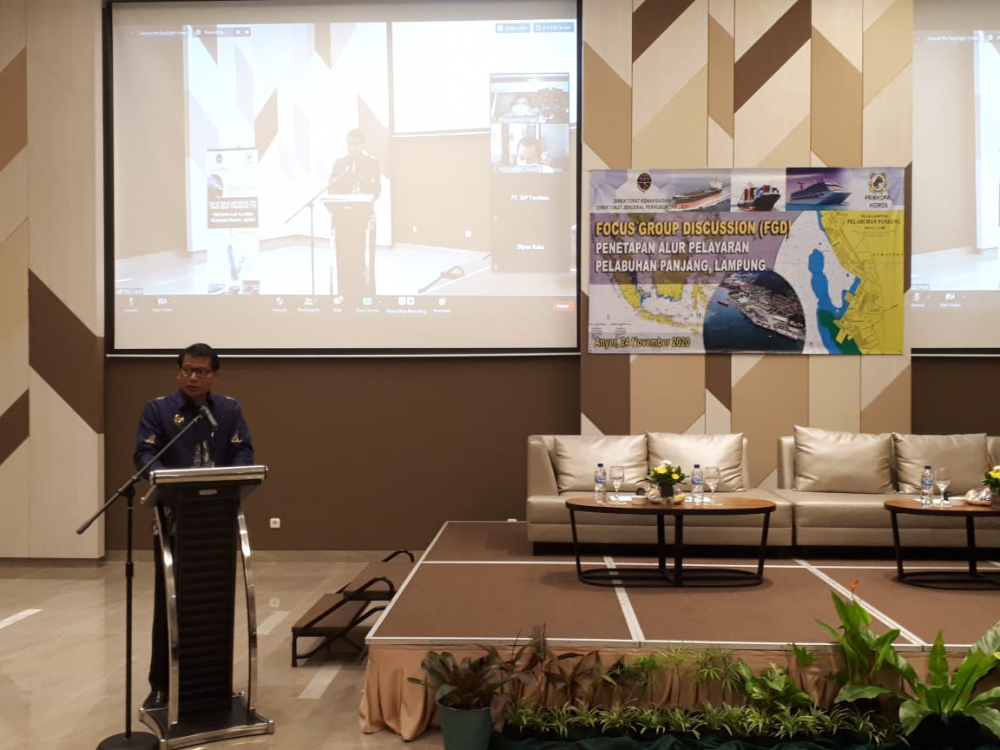 KEMENTERIAN PERHUBUNGAN BAHAS RENCANA PENETAPAN ALUR PELAYARAN PELABUHAN PANJANG LAMPUNG
