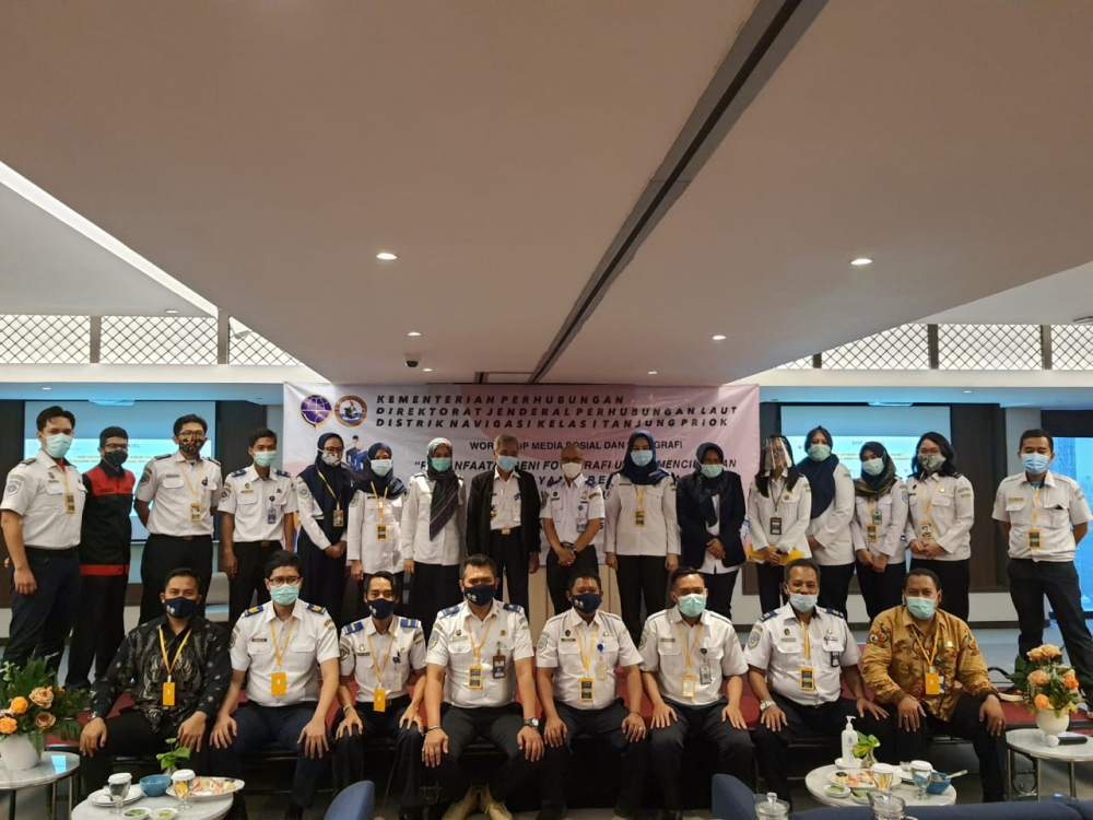 CIPTAKAN MEDIA SOSIAL YANG BERKUALITAS, DISTRIK NAVIGASI KELAS I TANJUNG PRIOK SELENGGARAKAN WORKSHOP MEDIA SOSIAL DAN FOTOGRAFI