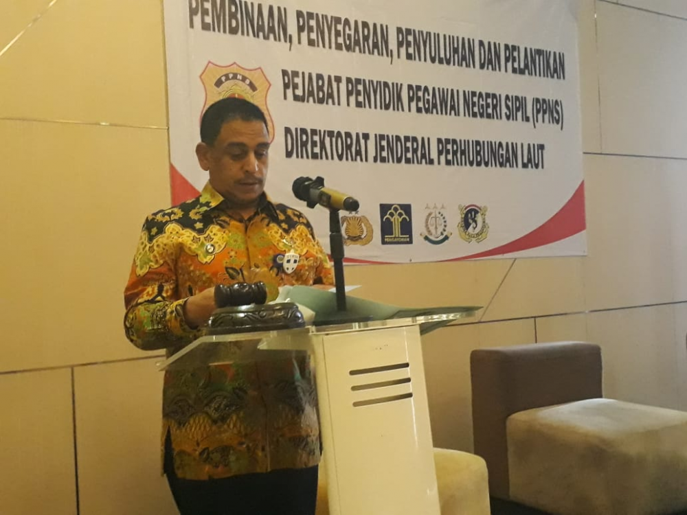 TINGKATKAN KUALITAS PENGAWASAN DAN PENEGAKAN HUKUM  BIDANG PELAYARAN, KEMENHUB GELAR  PENYULUHAN BAGI PPNS