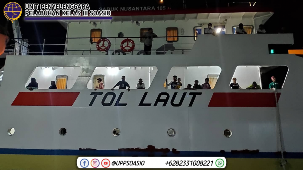 KM. SABUK NUSANTARA 105 Menghubungkan antar pulau