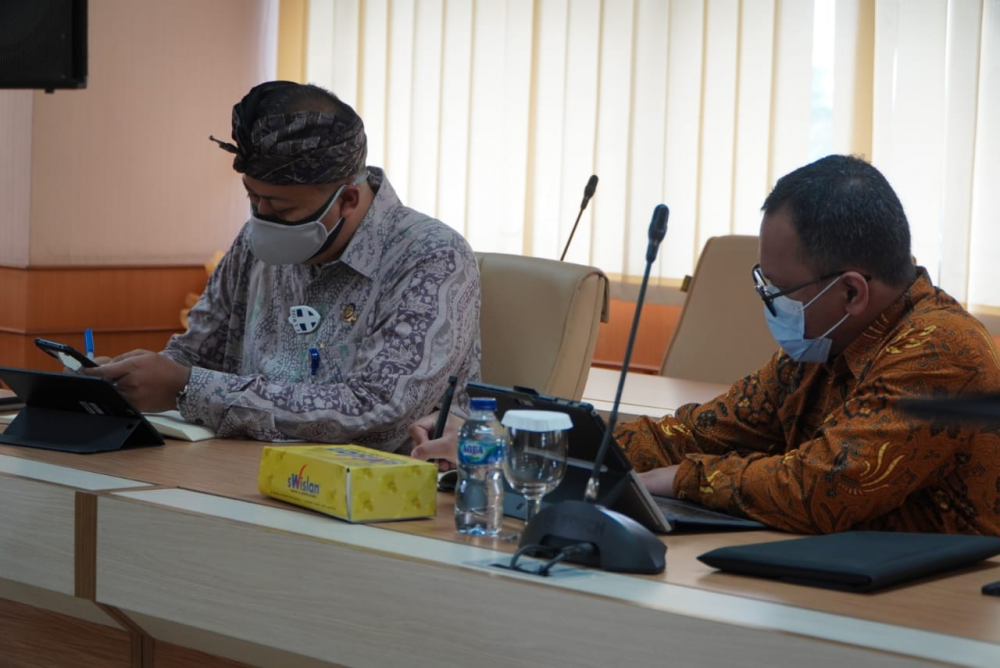 DORONG PEMULIHAN EKONOMI DAN KERJASAMA DI SEKTOR TRANSPORTASI LAUT, DIRJEN HUBLA GELAR PERTEMUAN DENGAN DUBES PANAMA UNTUK INDONESIA