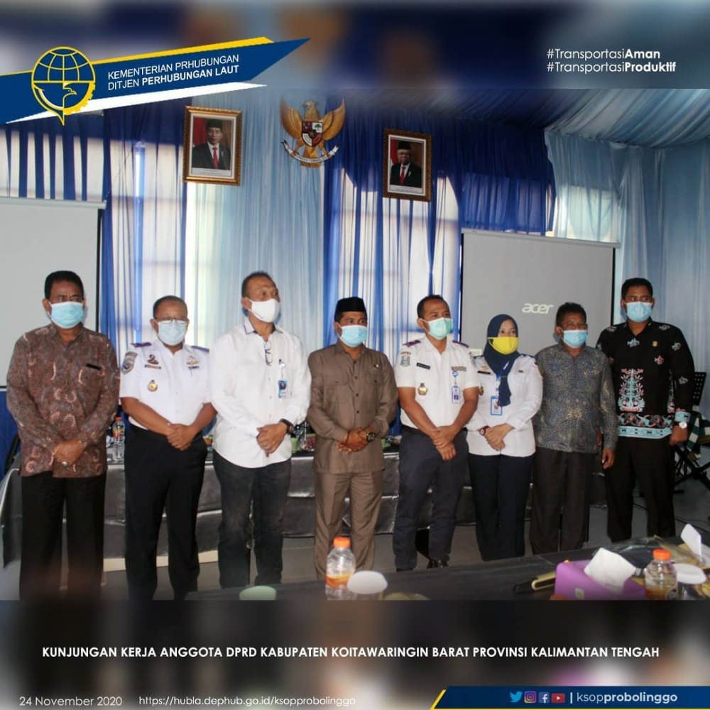 KUNJUNGAN KERJA ANGGOTA DPRD KABUPATEN KOTAWARINGIN BARAT PROVINSI KALIMANTAN TENGAH KE PELABUHAN PROBOLINGGO