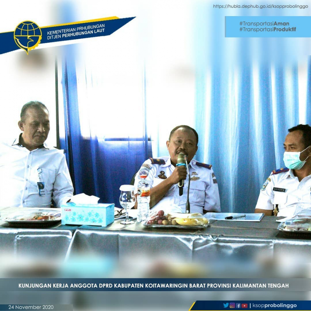 KUNJUNGAN KERJA ANGGOTA DPRD KABUPATEN KOTAWARINGIN BARAT PROVINSI KALIMANTAN TENGAH KE PELABUHAN PROBOLINGGO
