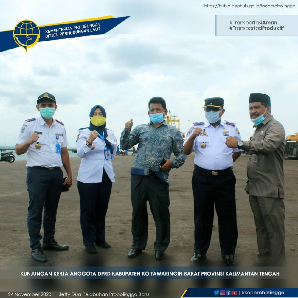 KUNJUNGAN KERJA ANGGOTA DPRD KABUPATEN KOTAWARINGIN BARAT PROVINSI KALIMANTAN TENGAH KE PELABUHAN PROBOLINGGO