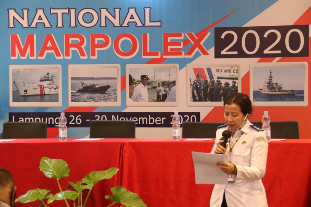 JELANG LATIHAN NASIONAL PENANGGULANGAN PENCEMARAN DI LAUT, KEMENHUB GELAR RENCANA OPERASI DAN RENCANA LATIHAN NATIONAL MARPOLEX 2020 DI LAMPUNG