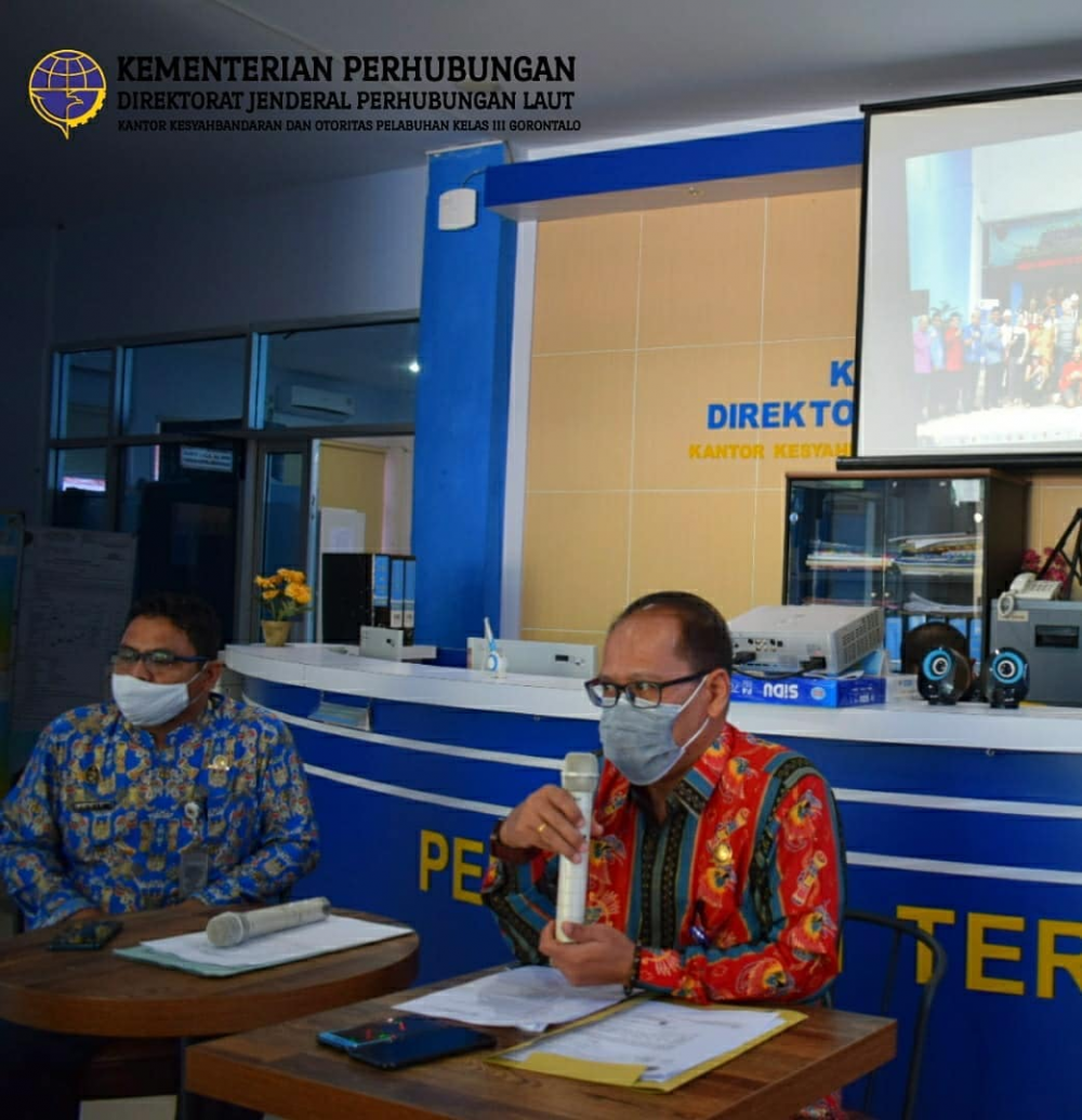 Sosialisasi Penerapan Inaportnet di Pelabuhan Gorontalo.