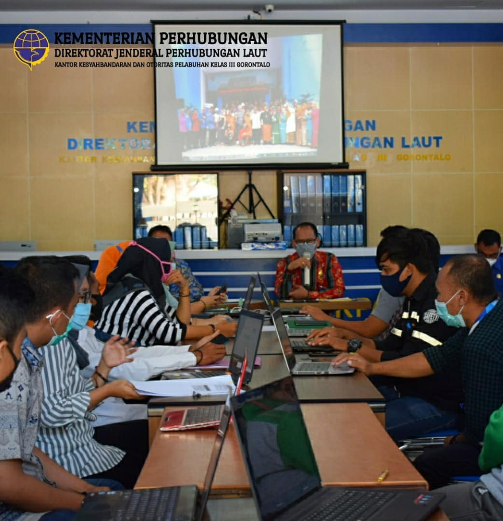 Sosialisasi Penerapan Inaportnet di Pelabuhan Gorontalo.