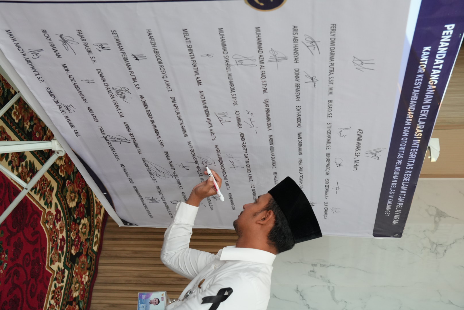 KSOP Kelas IV Kalianget Ikuti Upacara Gabungan Harhubnas ke-55 dan Gelar Deklarasi Keselamatan Pelayaran  