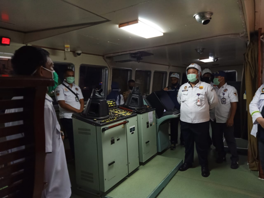 JELANG ANGKUTAN LAUT NATAL DAN TAHUN BARU 2021, KEMENHUB UJI PETIK KAPAL DI PELABUHAN SAMARINDA