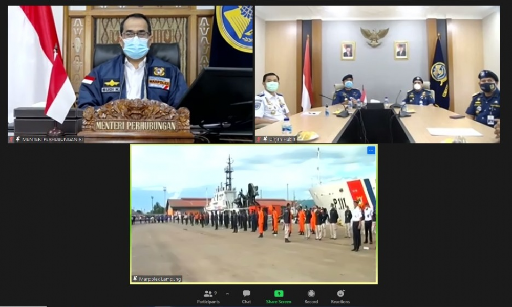 Perkuat Koordinasi Penanggulangan Tumpahan Minyak di Laut, Kemenhub Gelar Marpolex Nasional 2020 di Lampung