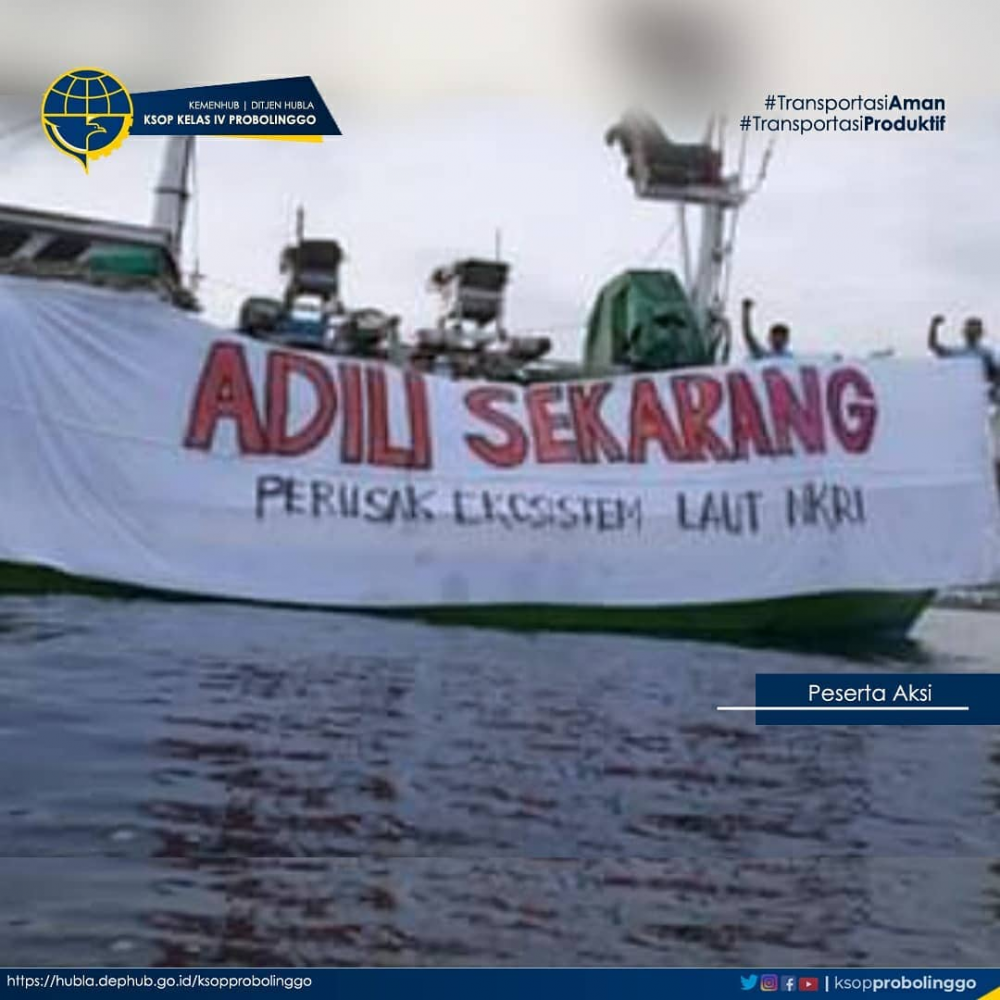 PATROLI GABUNGAN KSOP KELAS IV PROBOLINGGO DENGAN INSTANSI KEAMANAN DI WILKER PAITON DALAM KEGIATAN PENGAWASAN DAN PENGAMANAN TERSUS PAITON TERHADAP AKSI UNJUK RASA