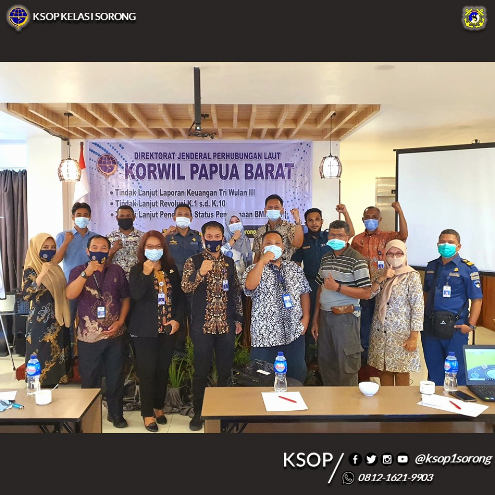 KEGIATAN REKONSILIASI KEUANGAN TRIWULAN III VEGA HOTEL SORONG 2- 4 DESEMBER 2020