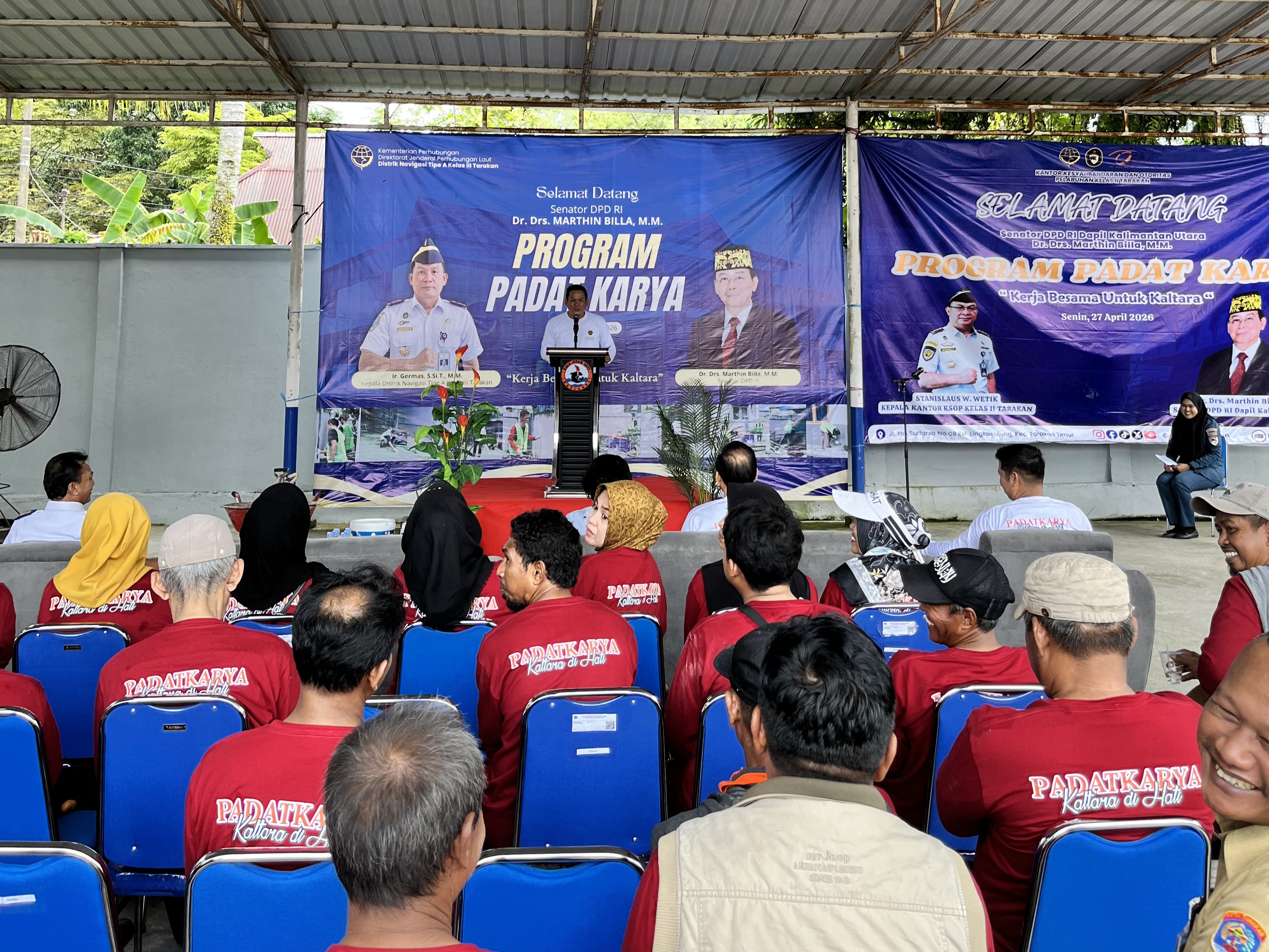 KEGIATAN PADAT KARYA DISTRIK NAVIGASI TIPE A KELAS III TARAKAN