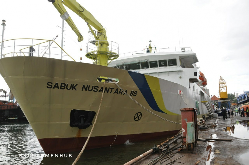 Kapal Perintis Sabuk Nusantara 88 Selesai Dibangun Untuk Mendukung Program Tol Laut
