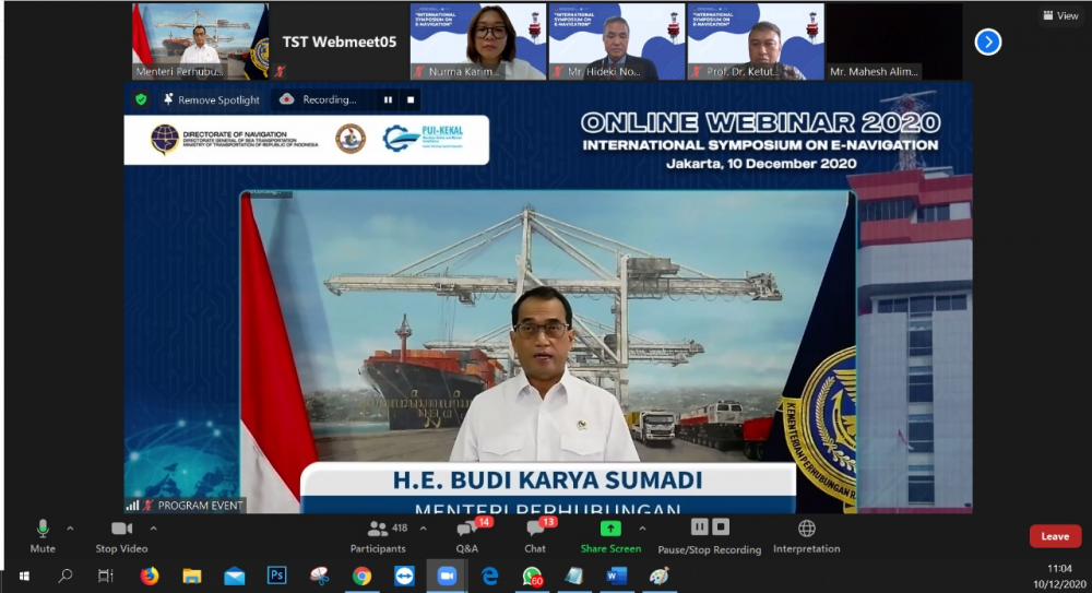 Penerapan E-Navigation Tingkatkan Keselamatan Pelayaran