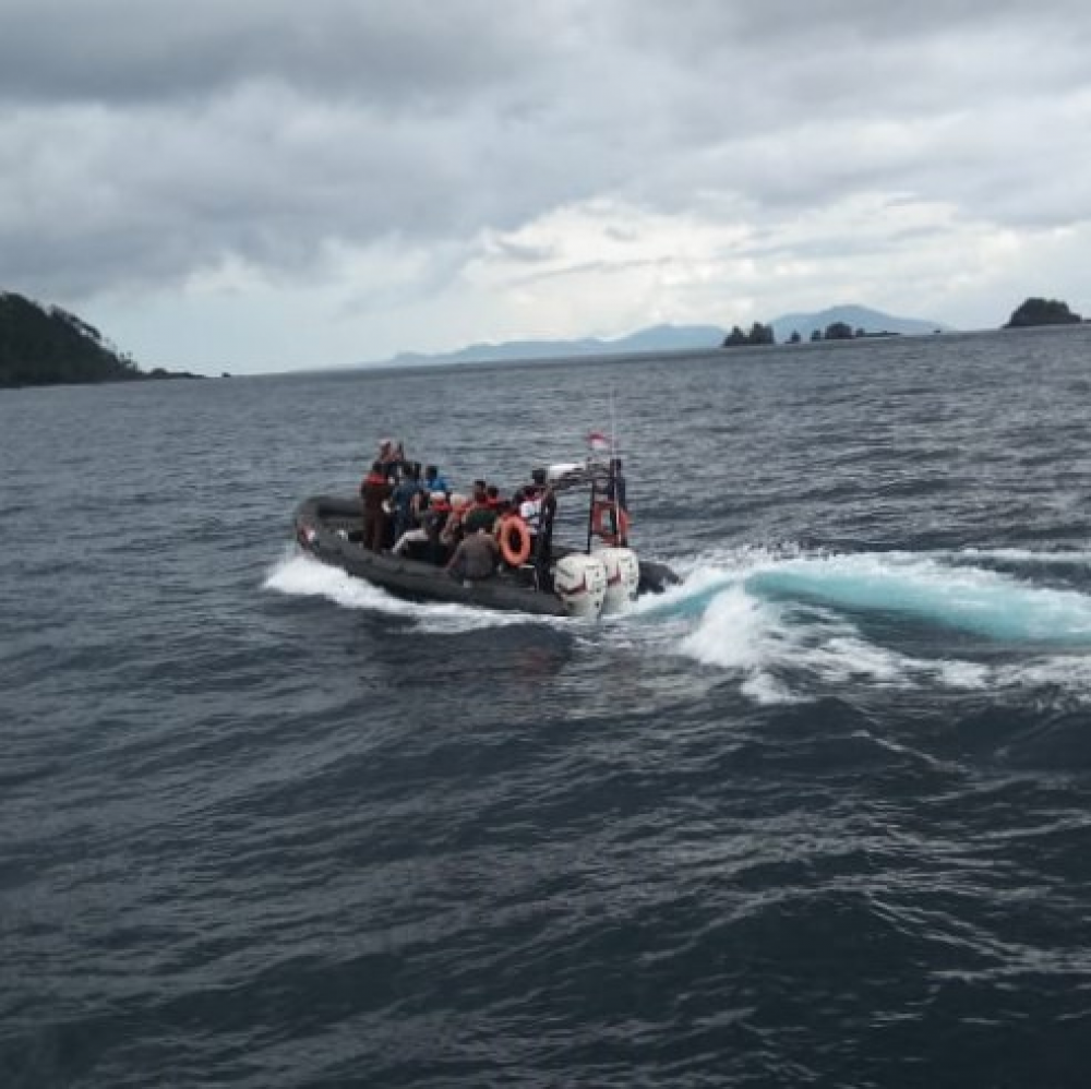 Distrik Navigasi Kelas II Sabang mendukung Tim Kejaksaan Agung RI menuju pulau Rondo Sabang