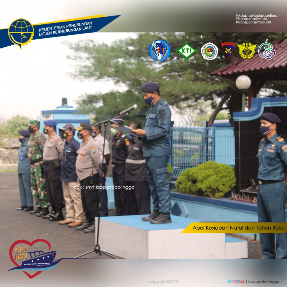 GIAT PENYELENGGARAN APEL KESIAPAN NATARU 2020/2021 DI KANTOR KSOP KELAS IV PROBOLINGGO