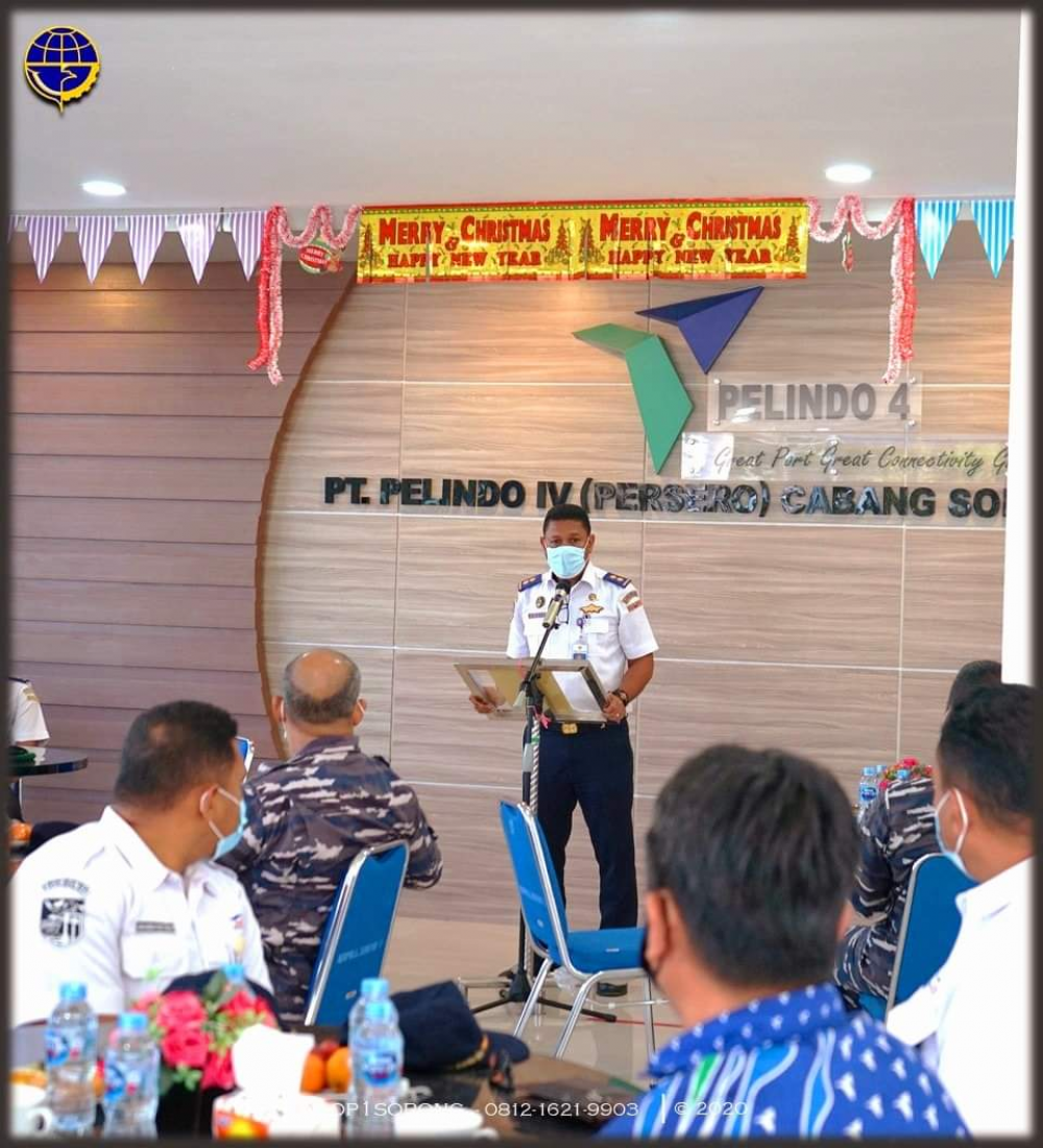 Posko Nataru 2020/2021Pelabuhan Sorong Resmi Dibuka