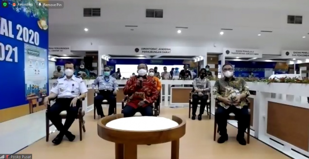 POSKO ANGKUTAN NATARU DIMULAI, DIRJEN HUBLA MINTA JAJARAN OPTIMALKAN ARMADA KAPAL DAN TEGAS TERHADAP PROTOKOL KESEHATAN