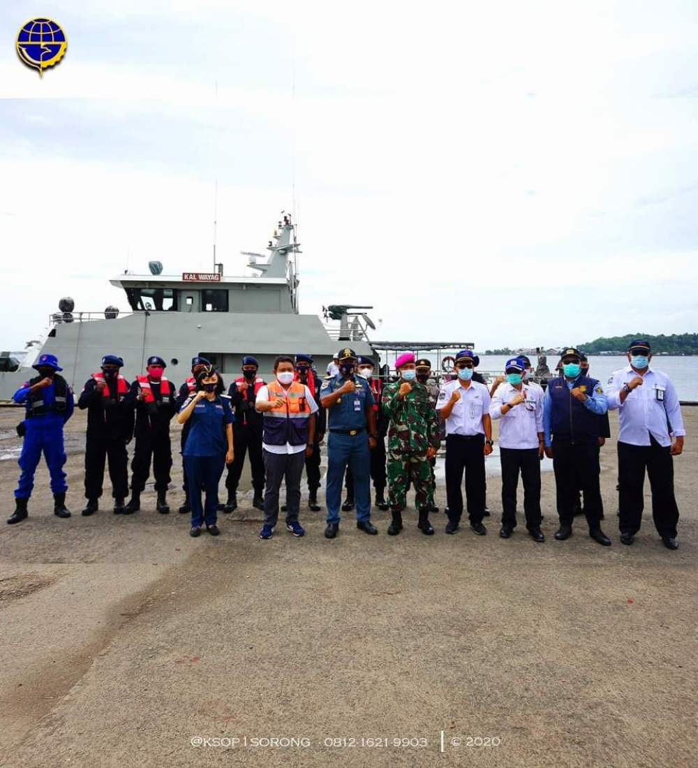 KPLP KSOP SORONG IKUTI PATROLI BERSAMA DI SELAT SELE