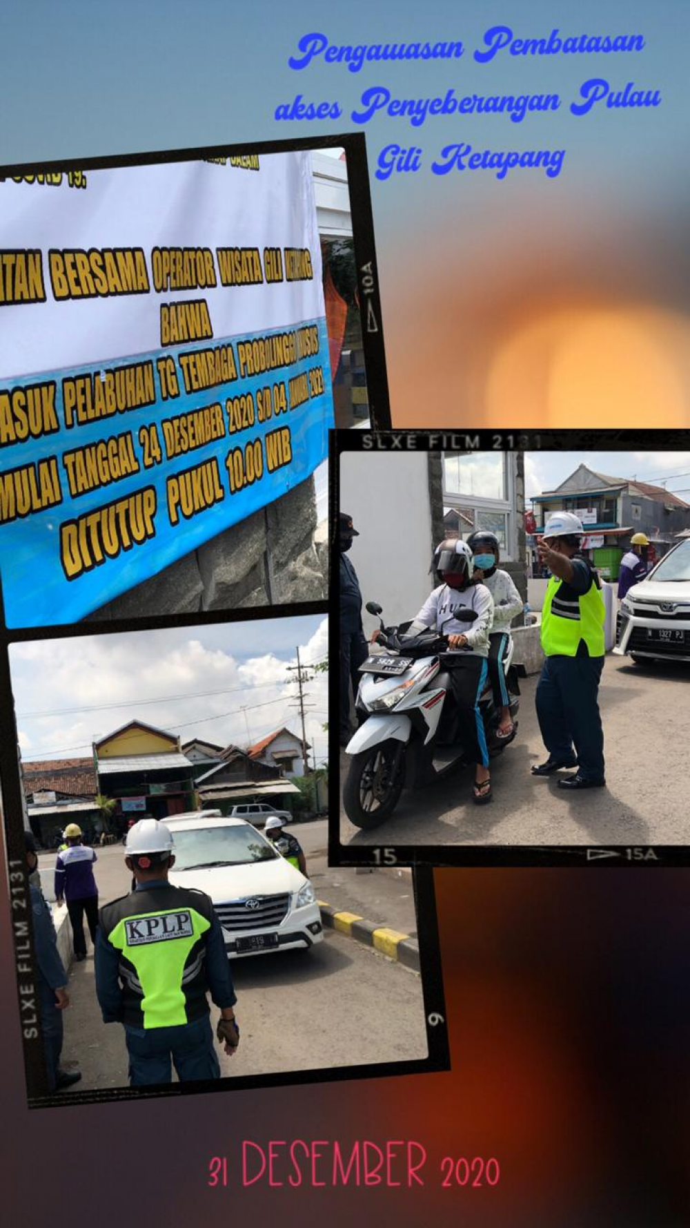 GIAT PENEGAKAN PROTOKOL KESEHATAN MELALUI PEMBATASAN JAM OPERASIONAL KAPAL PENYEBRANGAN TRADISIONAL UNTUK PARA WISATAWAN YANG HENDAK MENYEBERANG DARI PELABUHAN PROBOLINGGO KE PULAU GILI KETAPANG DEMI MENCEGAH PENYEBARAN WABAH COVID-19 DI PELABUHAN PROBOLI