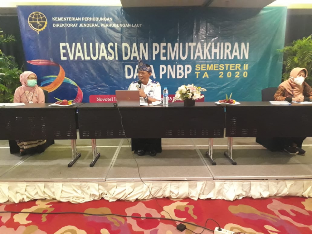 TARGET PNBP SEKTOR TRANSPORTASI LAUT TAHUN 2020 TERLAMPAUI