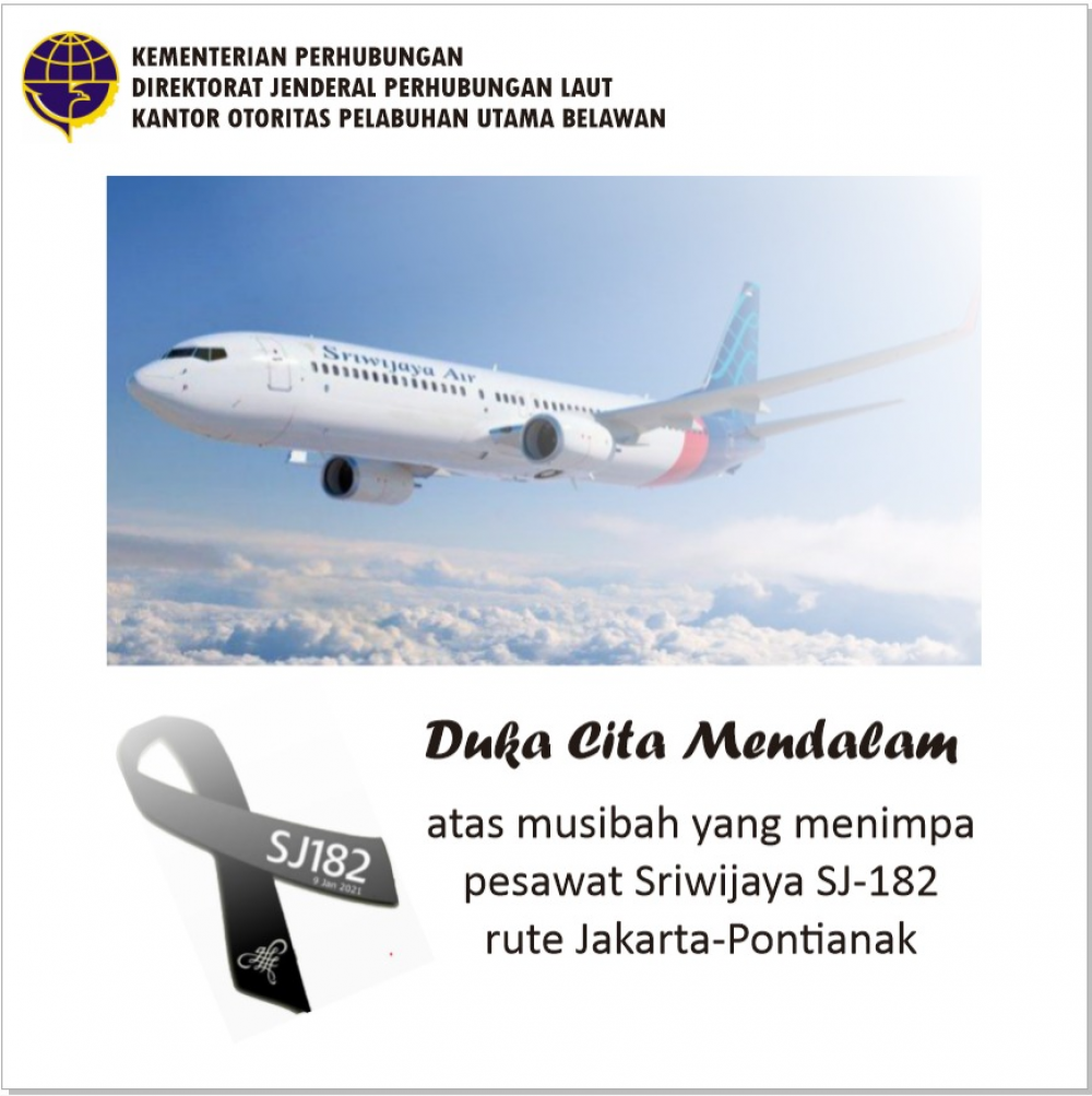 Duka Cita Mendalam Pesawat SriWijaya Air SJ-182