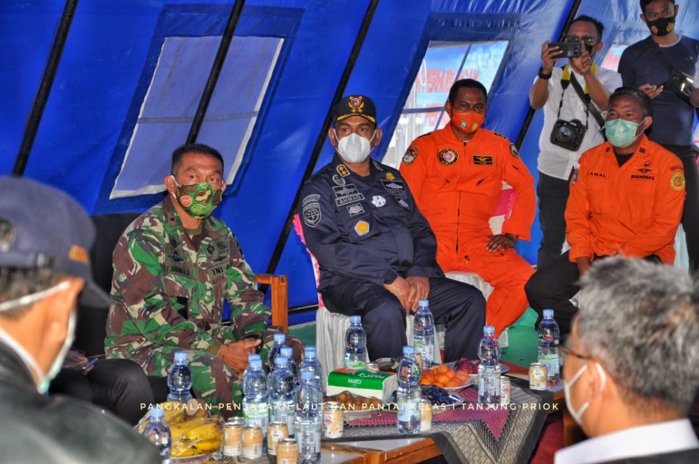 Kunjungi Pulau Lancang Kepulauan Seribu, Menhub Beri Semangat Tim Gabungan Temukan Kotak Hitam CVR