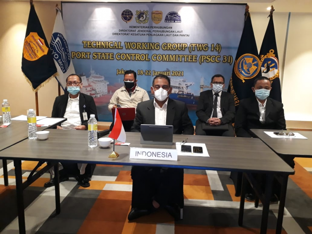 AKTIF DI PERGAULAN INTERNASIONAL, KEMENHUB HADIRI PORT STATE CONTROL COMMITTEE MEETING KE-31 SECARA VIRTUAL