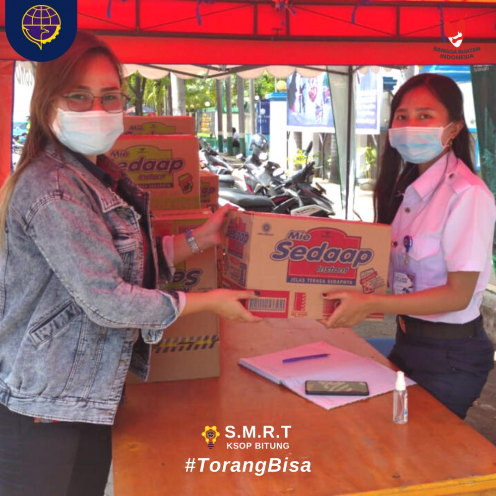 Peduli Bencana, KSOP Bitung Dirikan Posko Penyaluran Bantuan