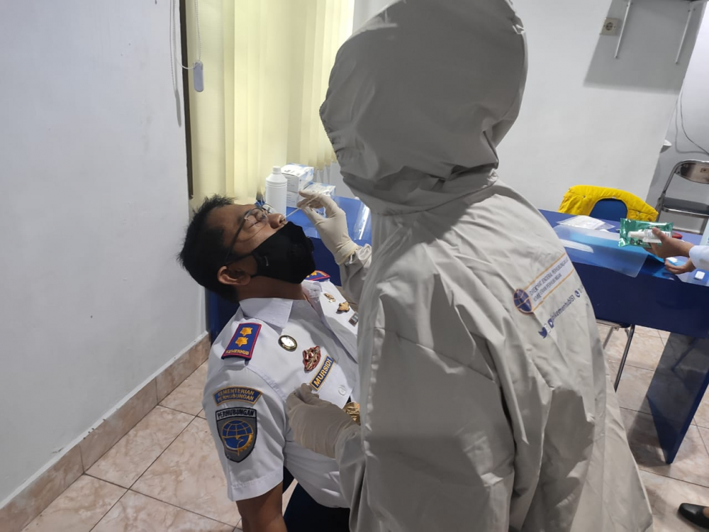 Gelar Rapid Tes Antigen, KSOP Bitung Negatif Covid-19