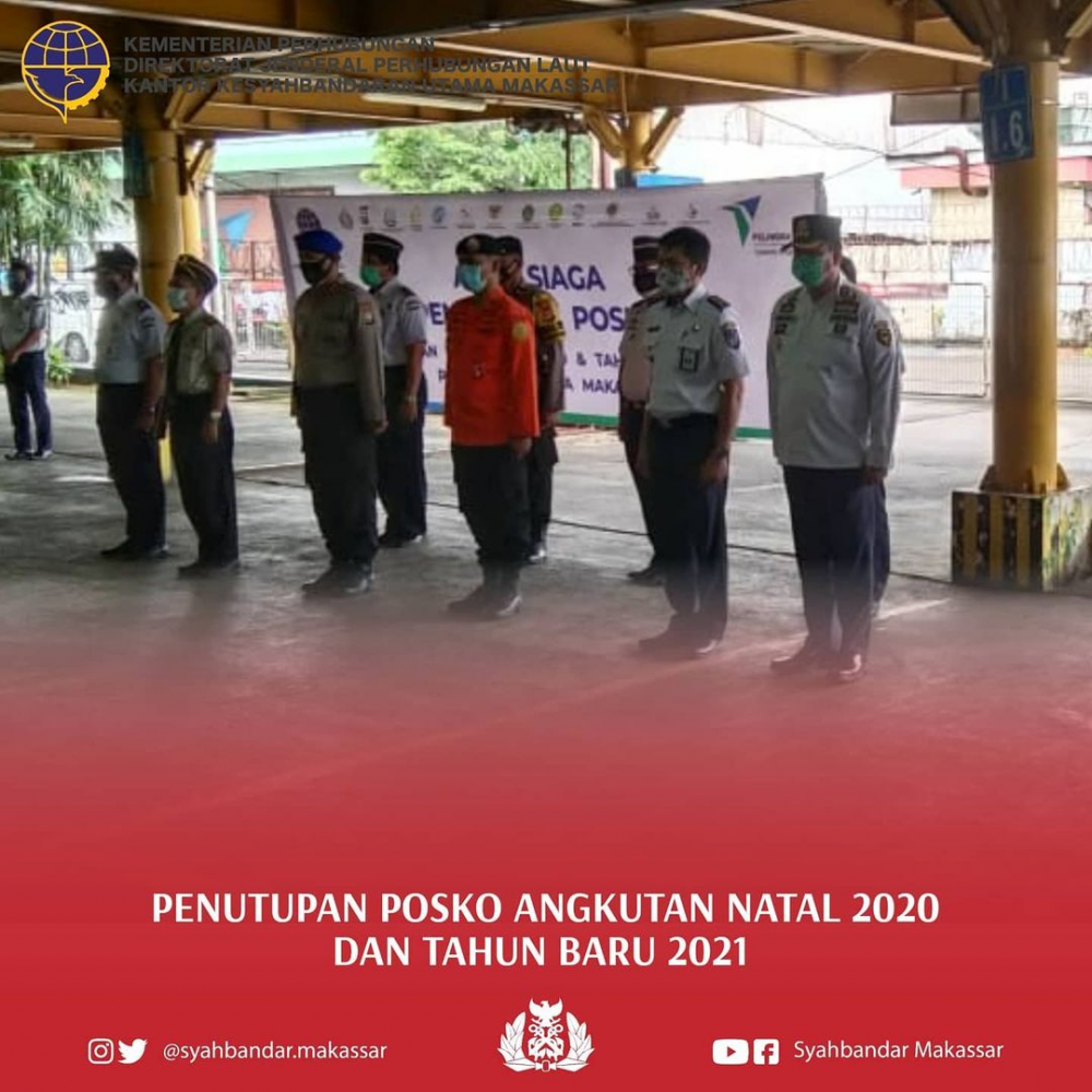 Apel penutupan Posko Angkutan Natal 2020 dan Tahun Baru 2021