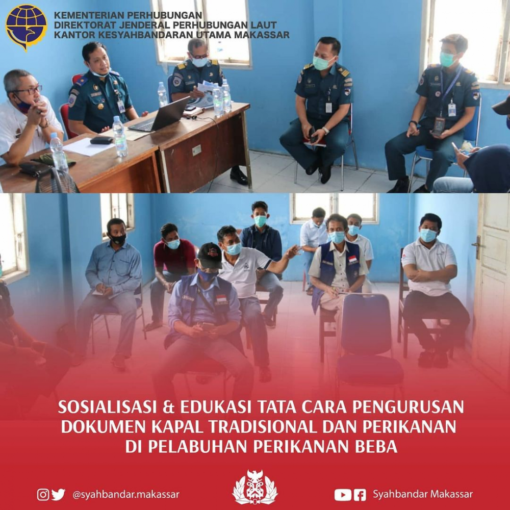 Kantor Kesyahbandaran Utama Makassar Melaksanakan Sosialisasi dan Edukasi