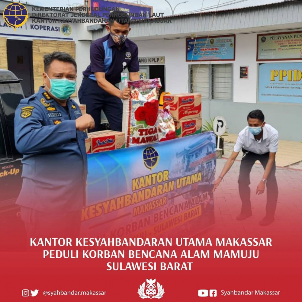 Bantuan Korban Bencana Alam Di Mamuju Sulawesi Barat