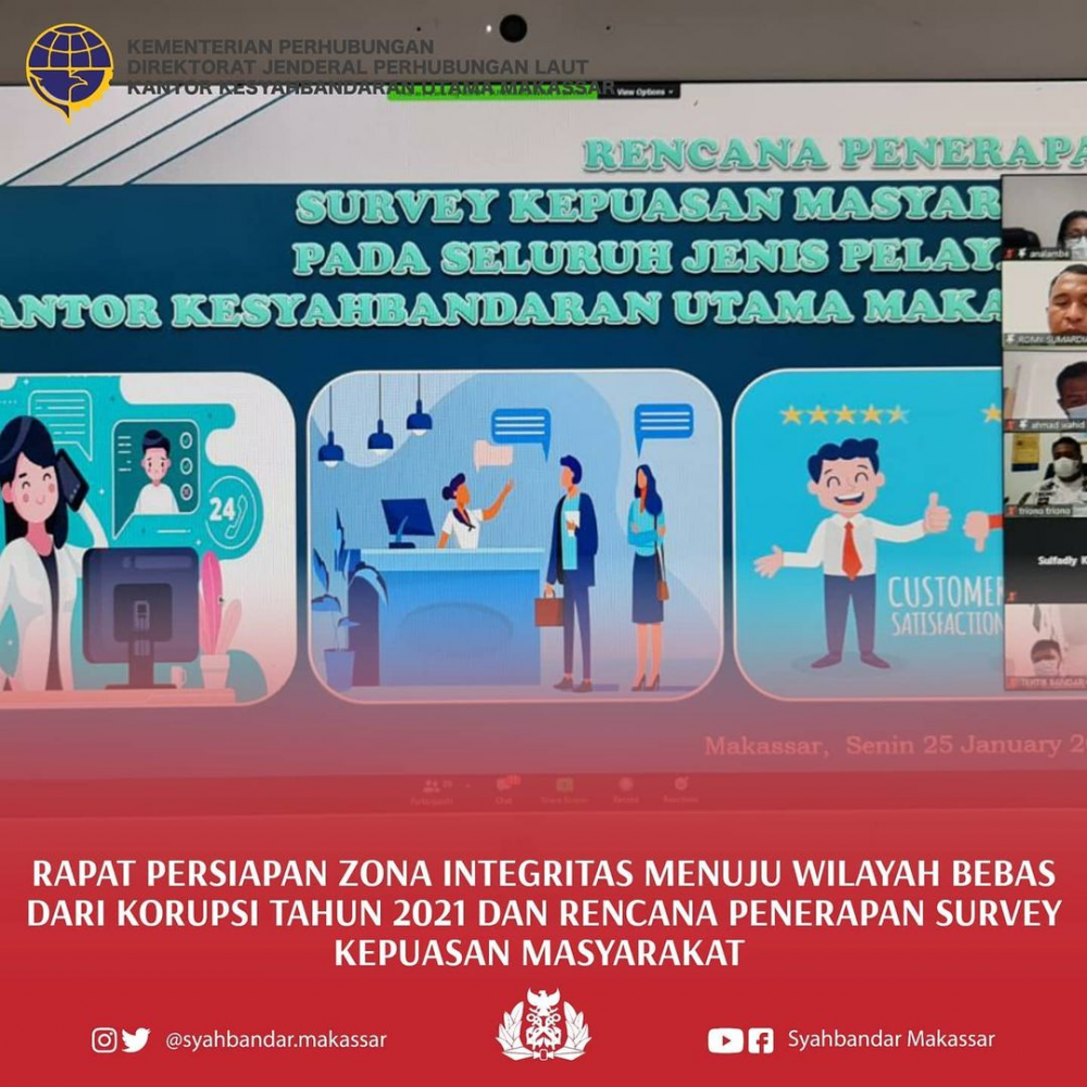 Rapat Persiapan Zona Integritas menuju Wilayah Bebas dari Korupsi