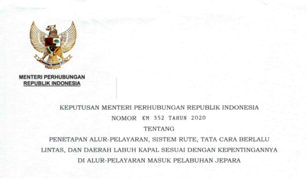 KM.352 Tahun 2020