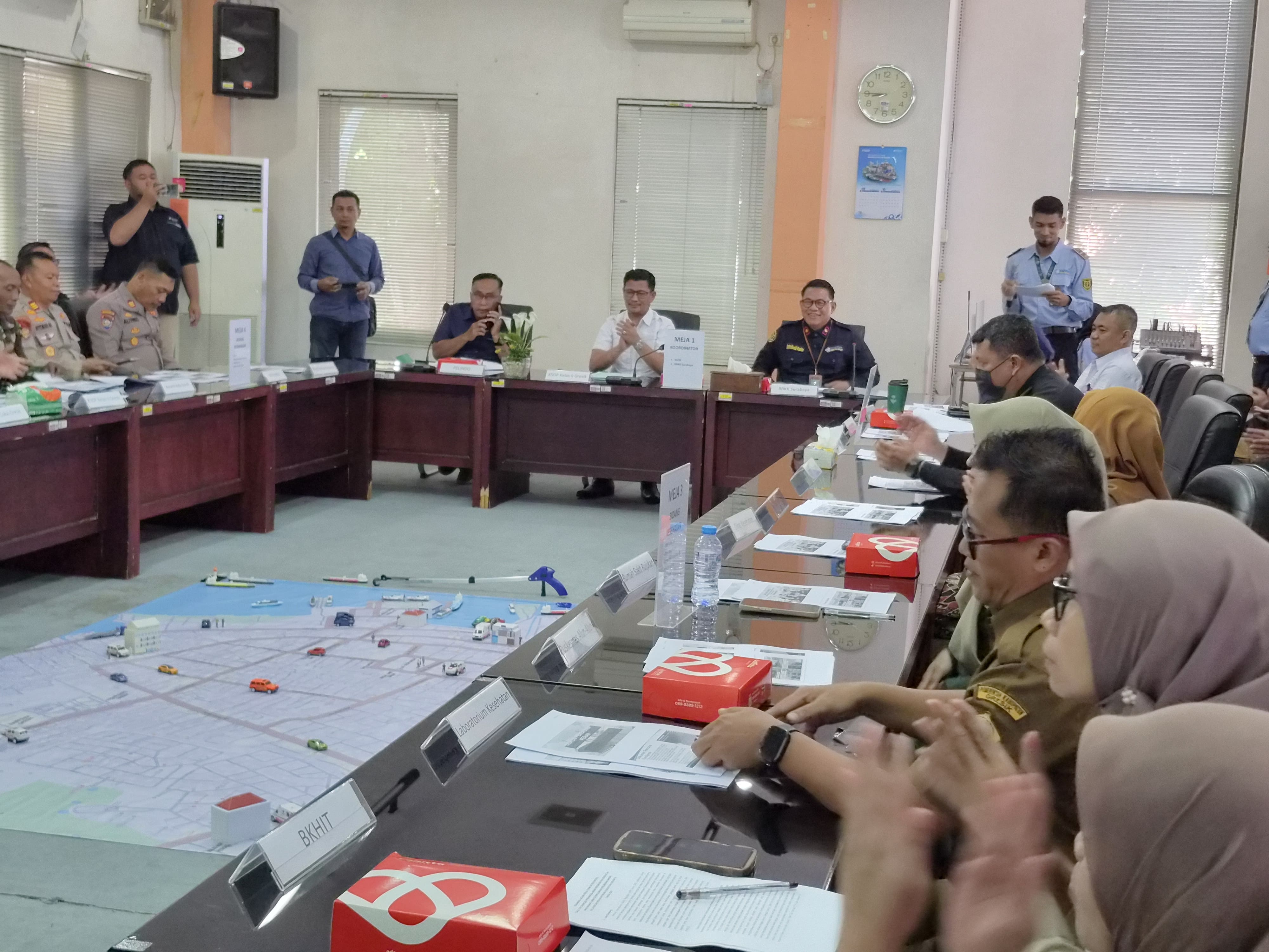 Table Top Exercise (TTX) Penanggulangan Kedaruratan Kesehatan Masyarakat (KKM) di Pintu Masuk Pelabuhan Gresik