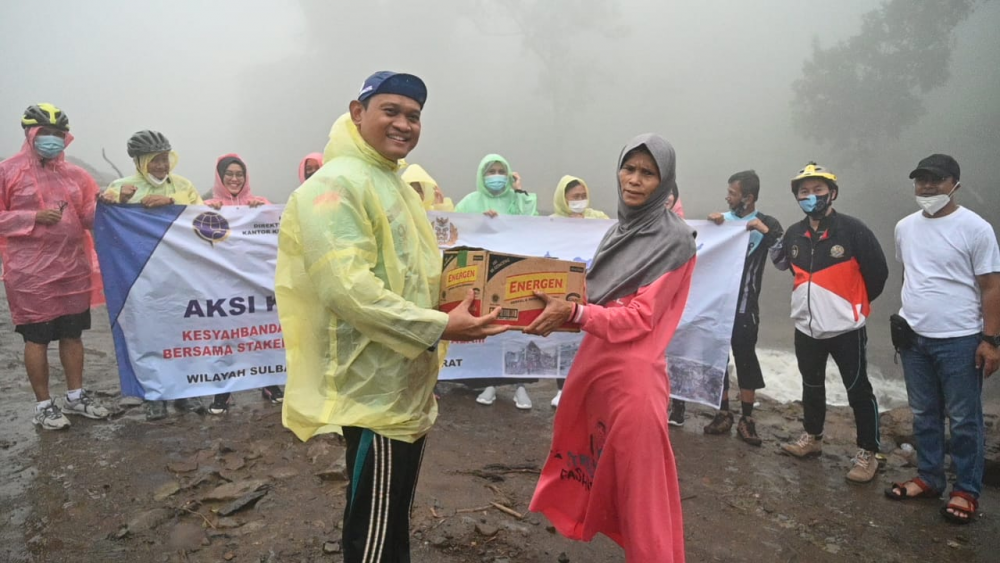 KSU TANJUNG PRIOK MELEPAS SATU KONTAINER BANTUAN KEMANUSIAAN KE SULBAR, KALSEL DAN JABAR
