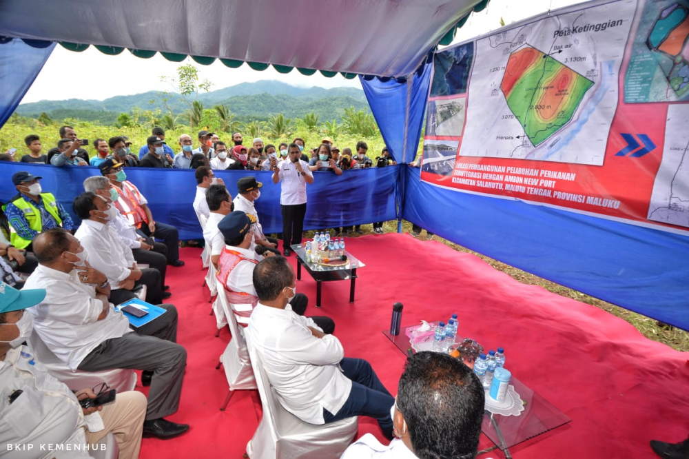 DUKUNG MALUKU JADI LUMBUNG IKAN NASIONAL, KEMENHUB SIAPKAN PEMBANGUNAN PELABUHAN TERINTEGRASI DENGAN PUSAT KEGIATAN PERIKANAN
