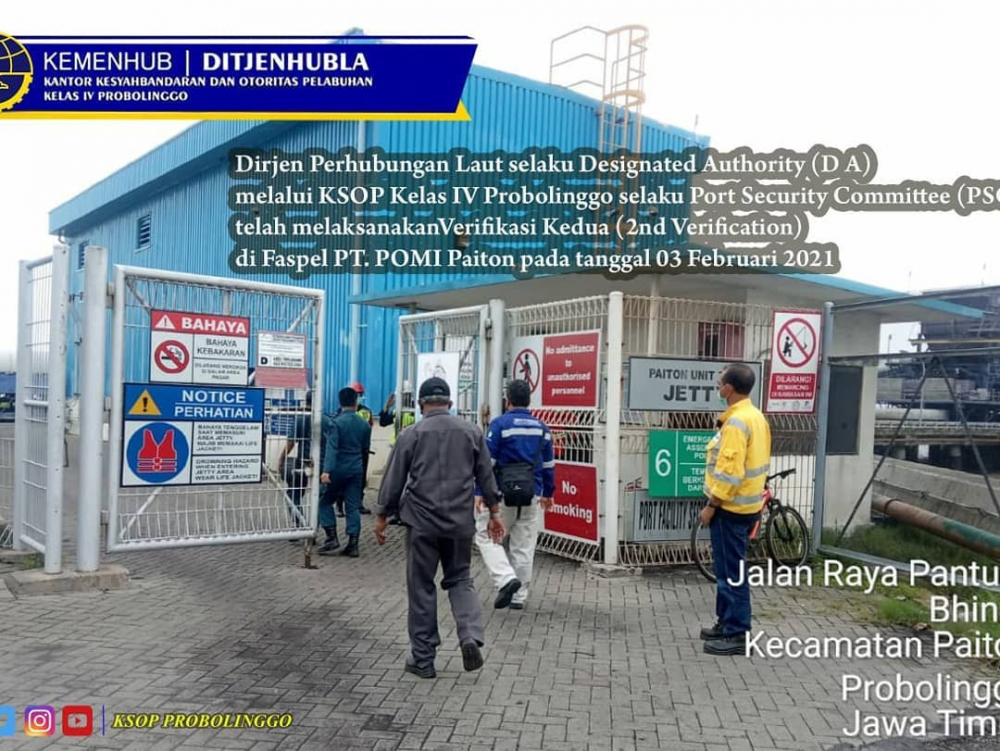 GIAT ISPS CODE KSOP KELAS IV PROBOLINGGO TAHUN 2021 DI TERSUS PAITON