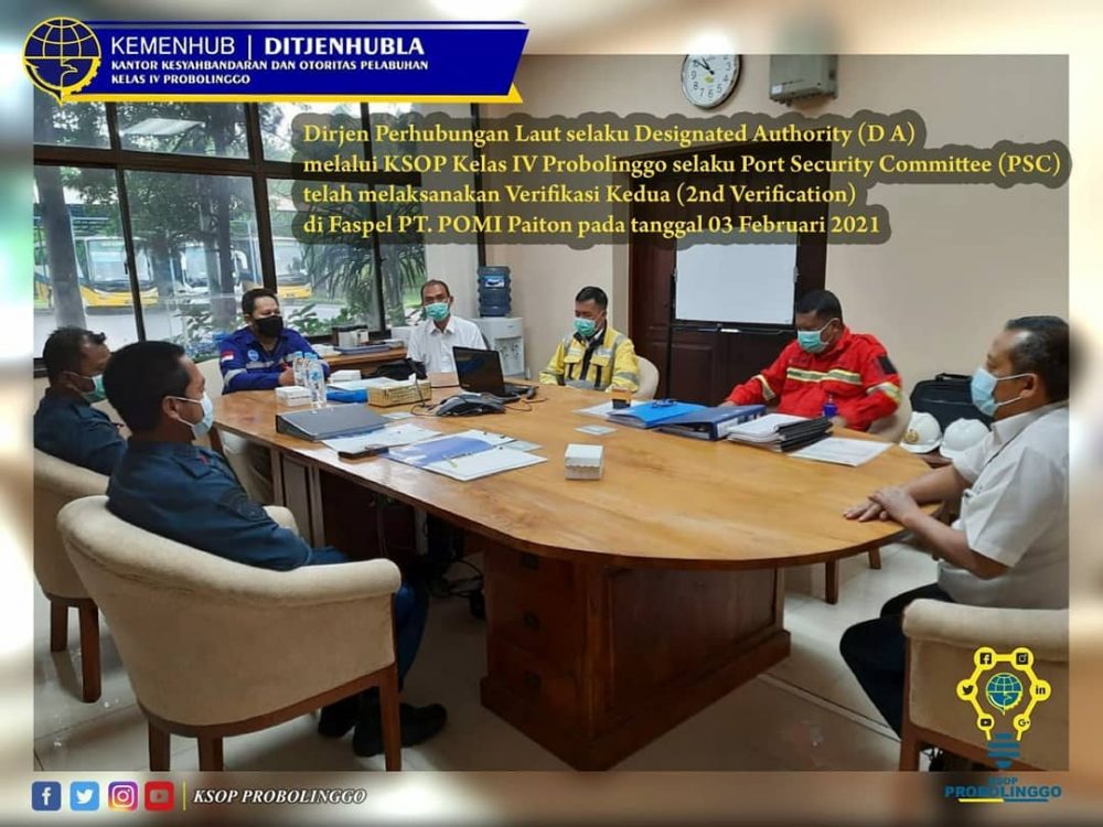 GIAT ISPS CODE KSOP KELAS IV PROBOLINGGO TAHUN 2021 DI TERSUS PAITON