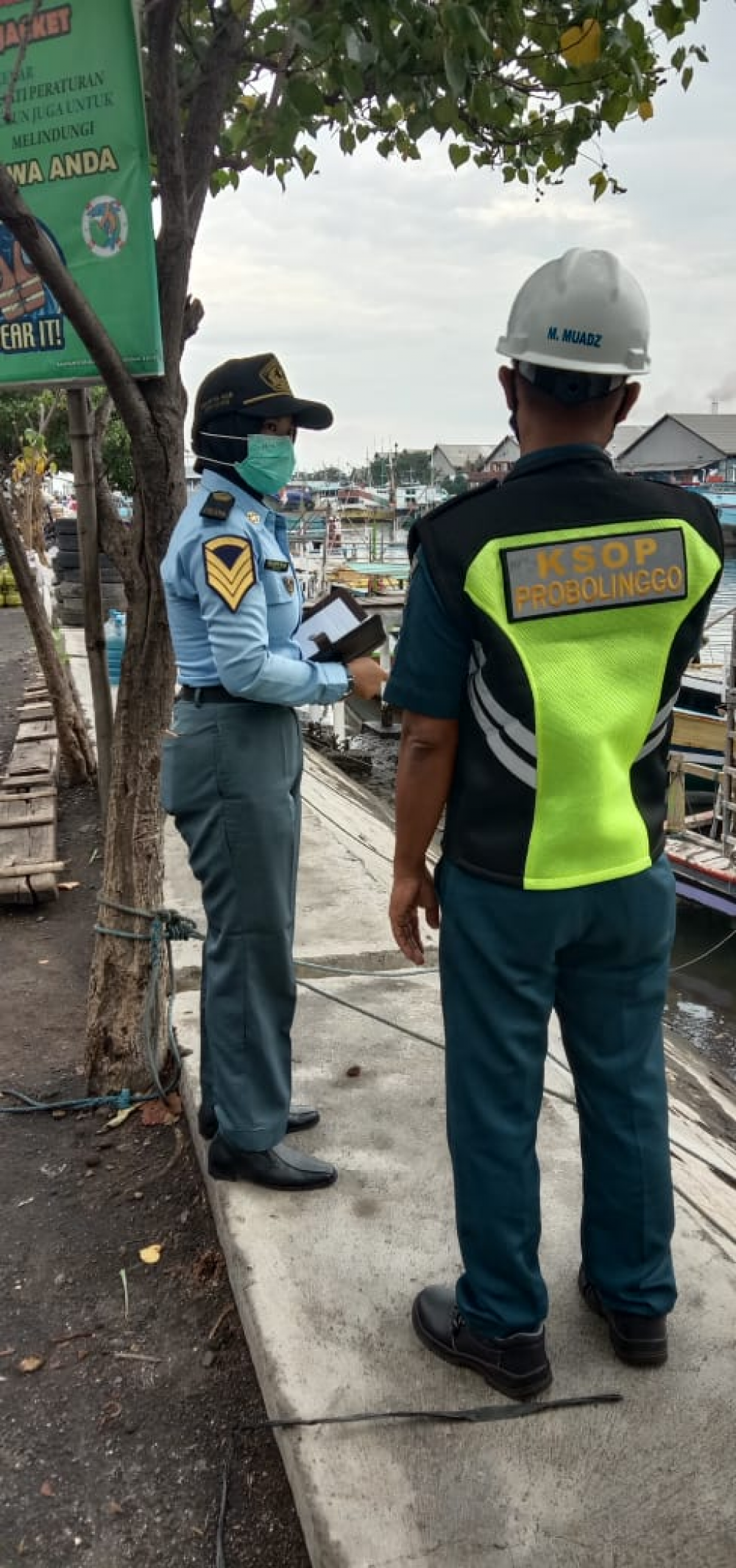 CUACA EKSTRIM, KSOP KELAS IV PROBOLINGGO INGATKAN PARA NAKHODA DAN ABK