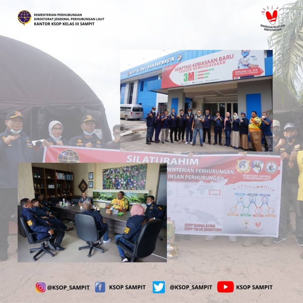 UNIT PELAKSANA TEKNIS / UNIT PENYELENGGARA PELABUHAN DITJEN PERHUBUNGAN LAUT BESERTA MITRA KERJA PROVINSI KALIMANTAN TENGAH GELAR AKSI KEMANUSIAAN PEDULI BENCANA BANJIR KALIMANTAN SELATAN