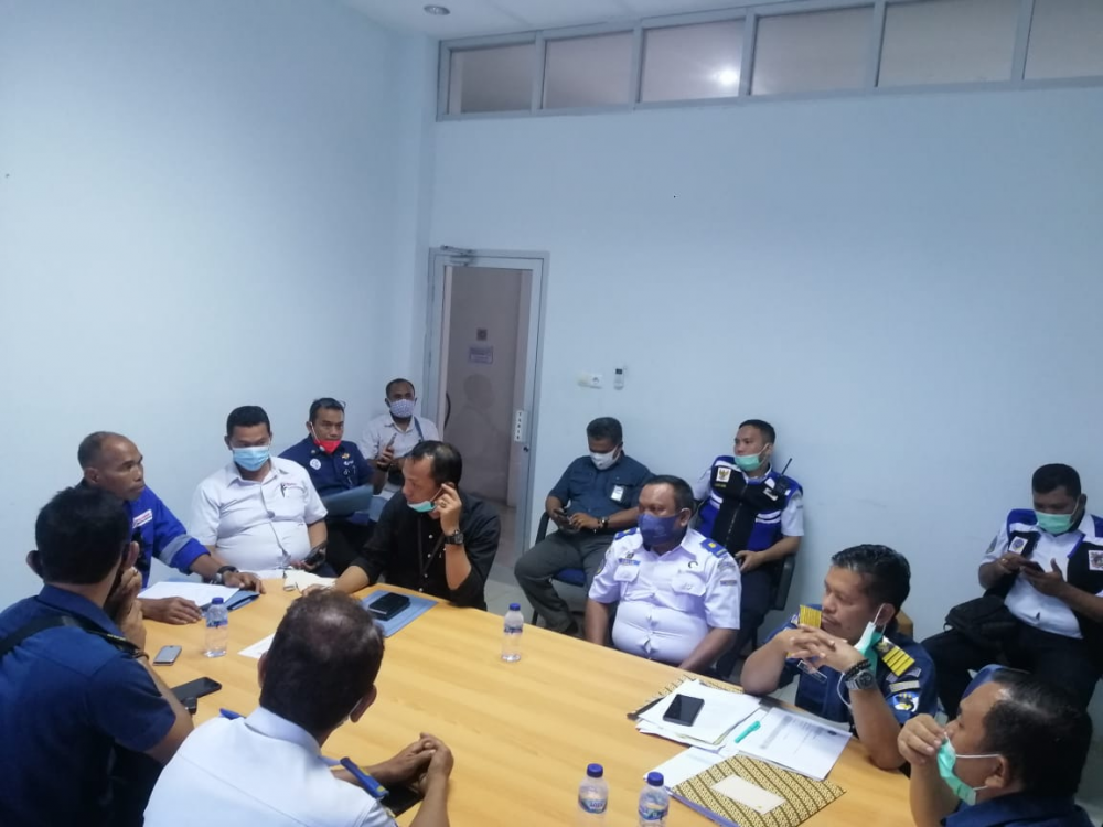 Rapat "Pemeriksaan Kelayakan Kapal Pandu Pelabuhan Belawan"