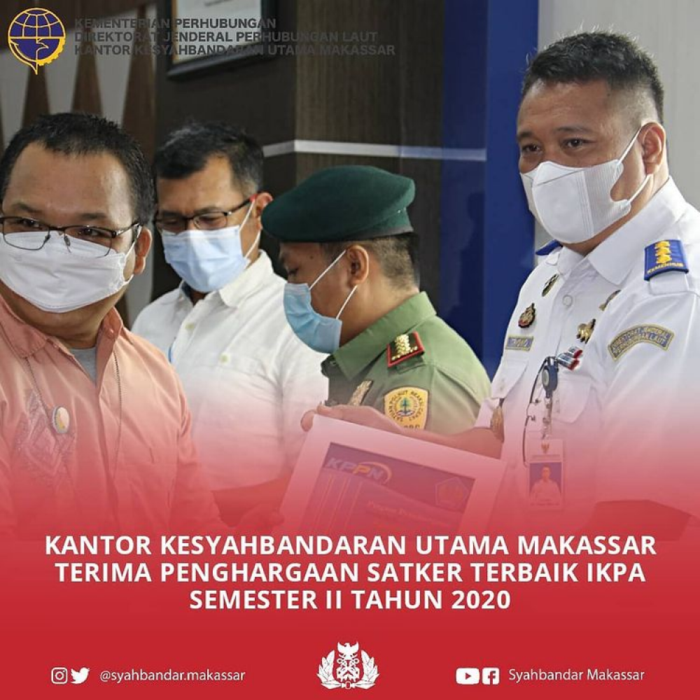Kesyahbandaran Utama Makassar Menjadi Satker Terbaik IKPA