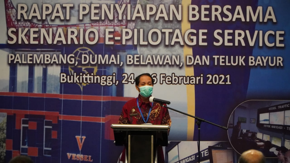 KEMENHUB SIAPKAN SKENARIO PENERAPAN UJI COBA/TEST BED E-PILOTAGE DI INDONESIA