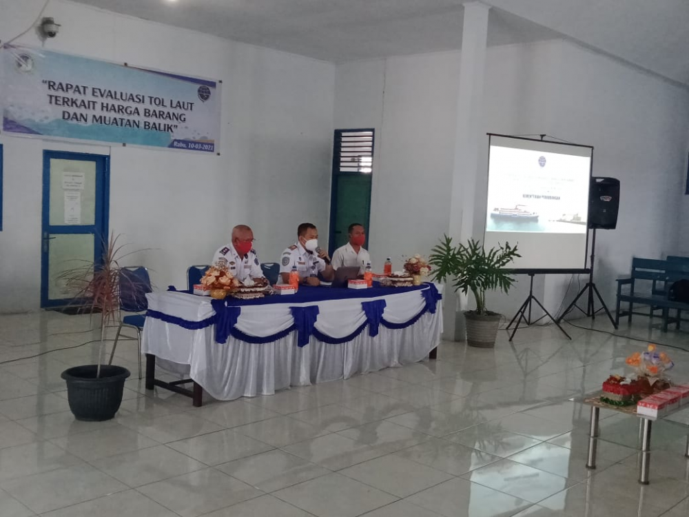 KEMENHUB DAN PEMDA SAUMLAKI TERUS PERKUAT KOORDINASI DAN SINERGI PEMANFAATAN TOL LAUT